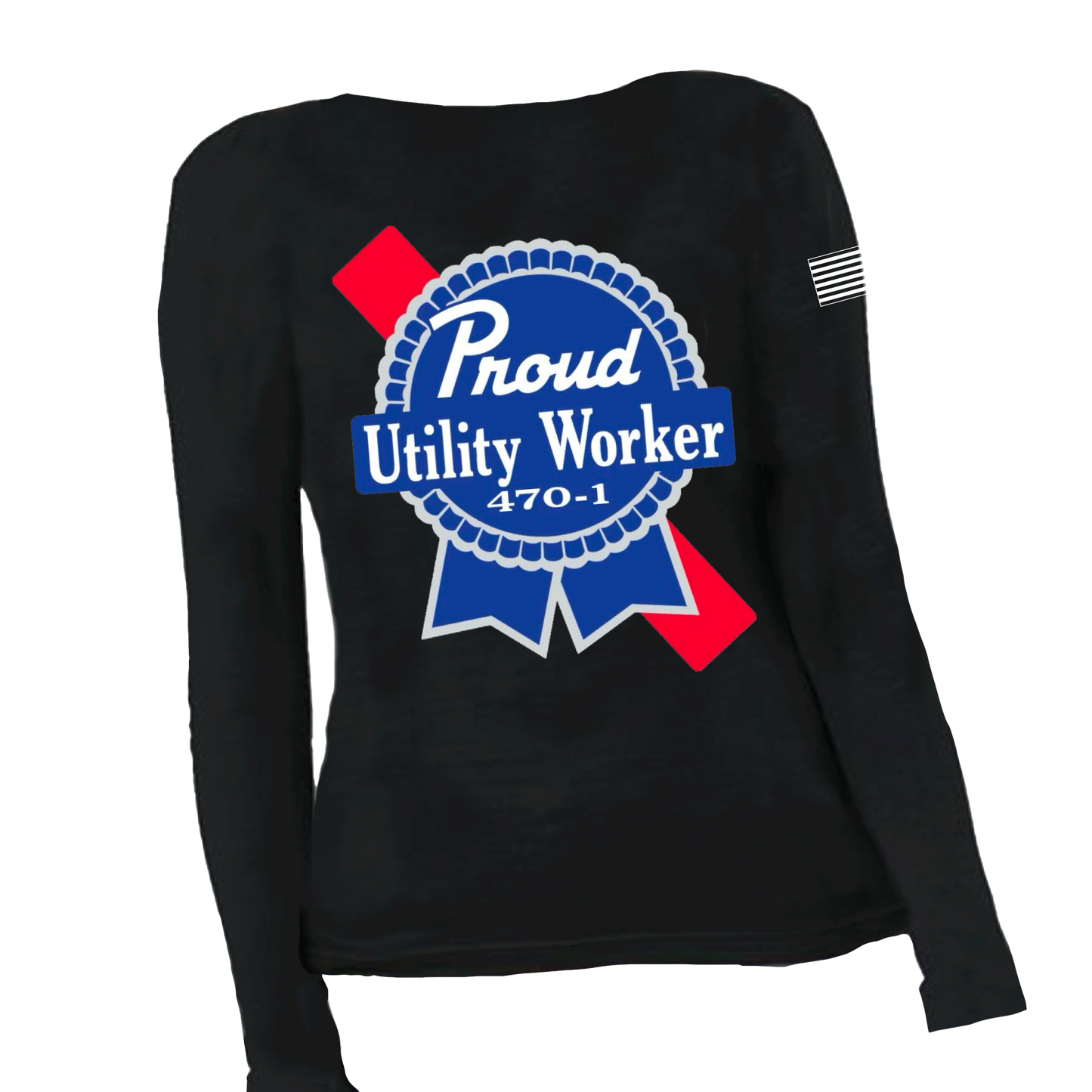 Bayside - Women's USA-Made Long Sleeve Deep V-Neck